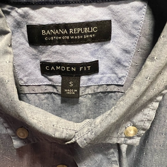 BANANA REPUBLIC CAMDEN FIT CASUAL SHIRT SIZE S - Picture 2 of 2